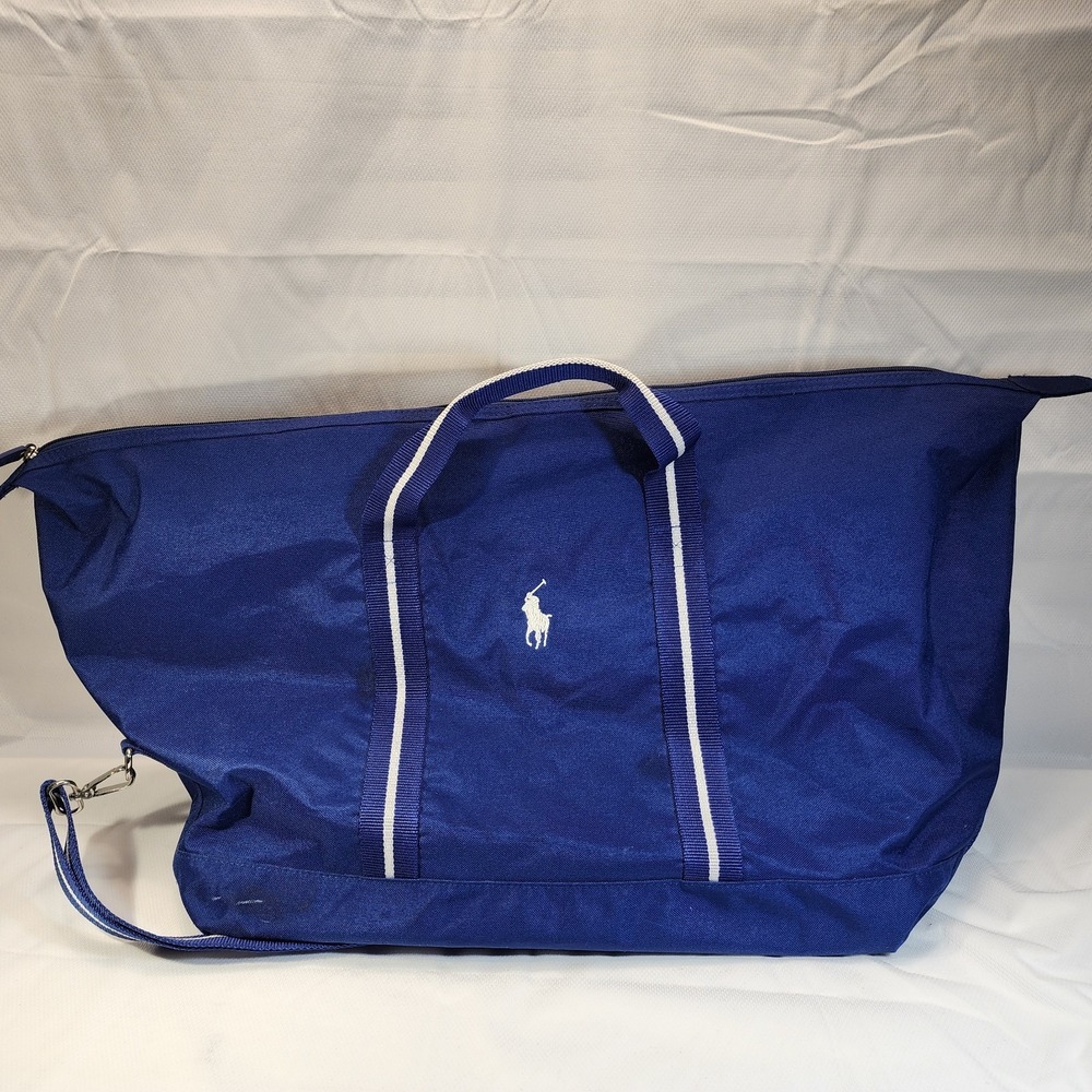 Polo‎ Ralph Lauren Royal Blue Duffle Gym Sports Travel Bag Weekender Carry-On